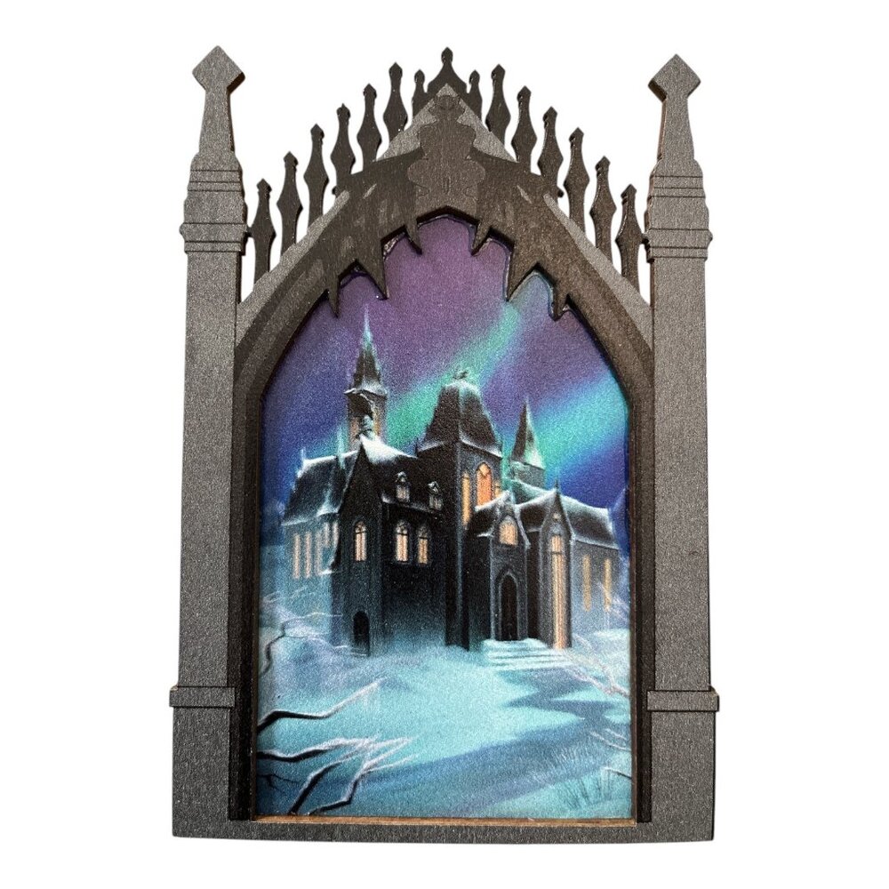 Wanderlust Window Katmere Academy Gothic Arch Wall Art The Bookish Box Shop